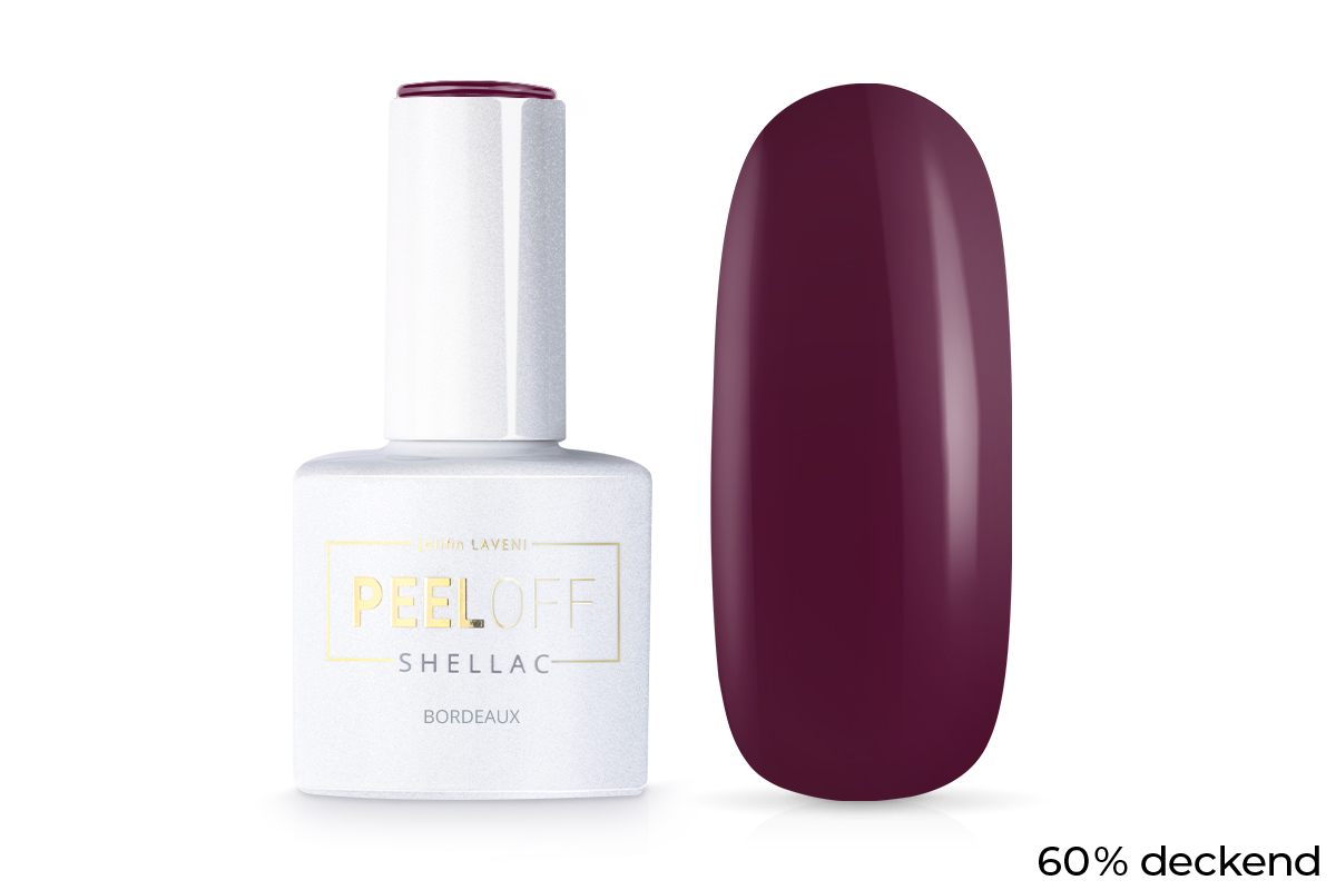 Jolifin LAVENI Shellac PeelOff - bordeaux 10ml