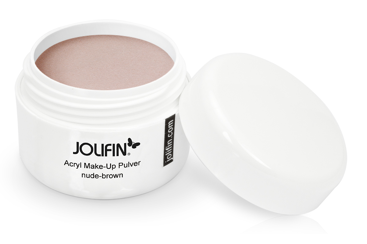 Jolifin Acryl Pulver - make-up nude-brown 10g