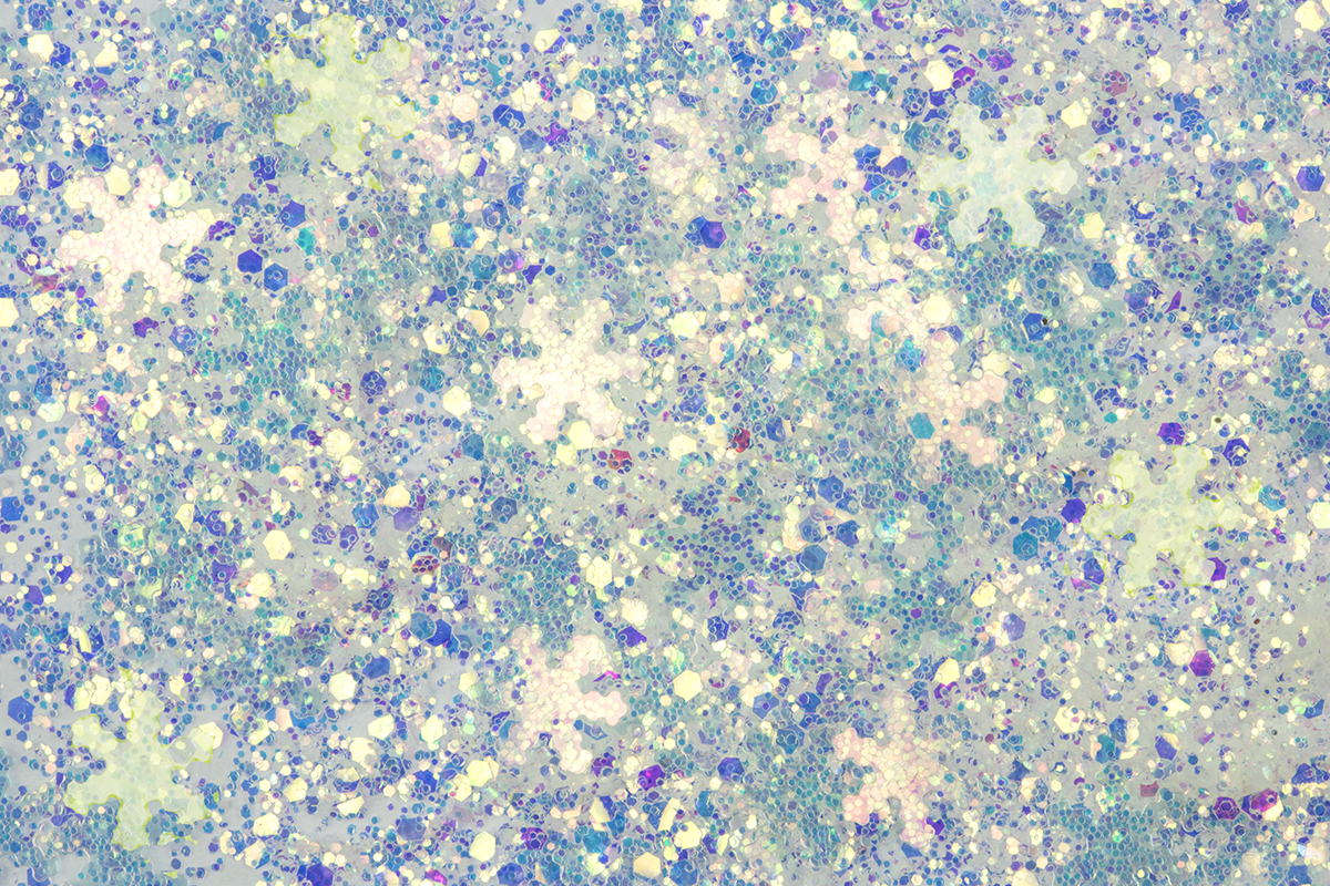 Jolifin Snowflake Glitter - crystal