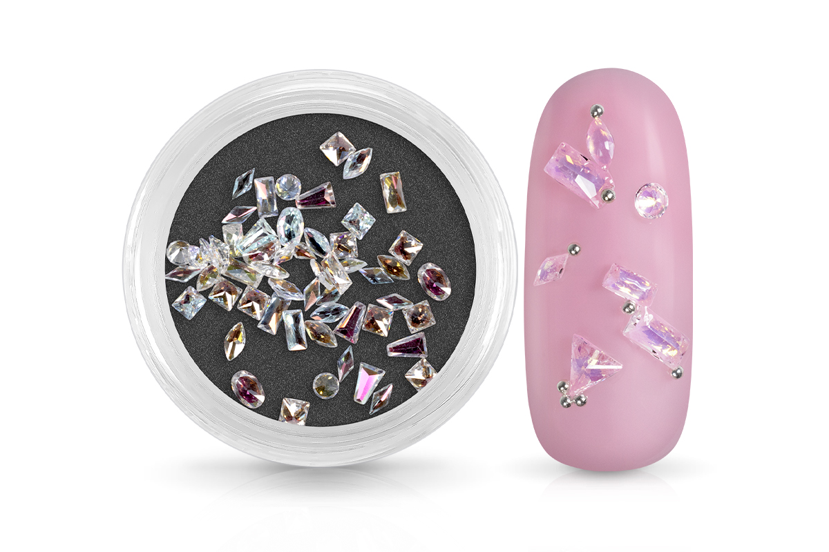 Jolifin micro Overlay - Strass aurora irisierend