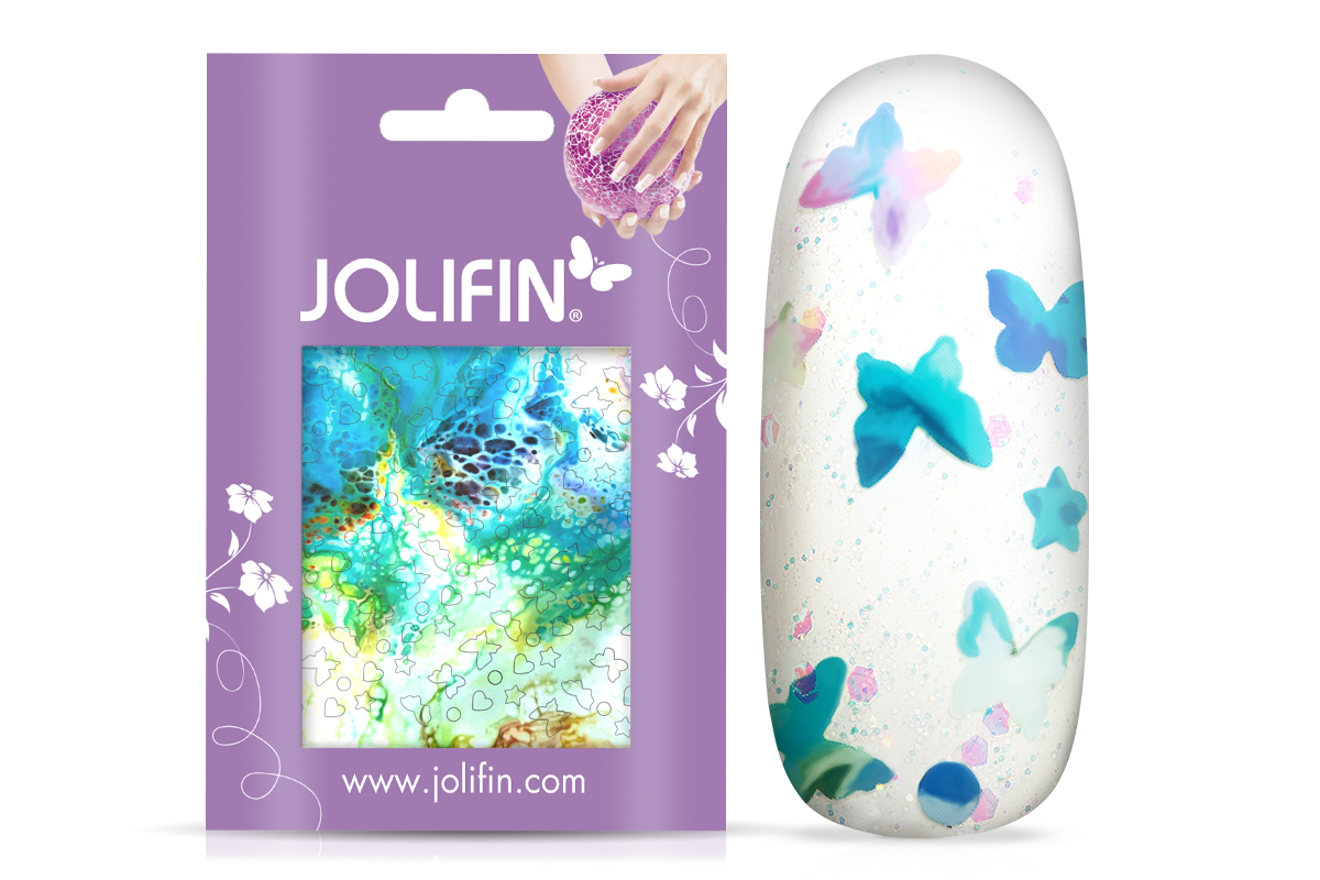 Jolifin Marble Sticker - Butterfly Mix Nr. 2