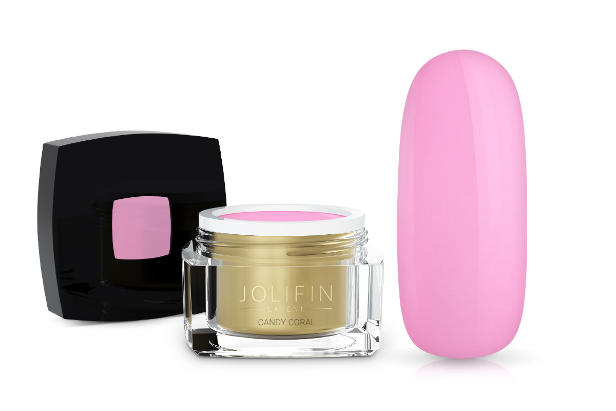 Jolifin LAVENI Farbgel - candy coral 5ml