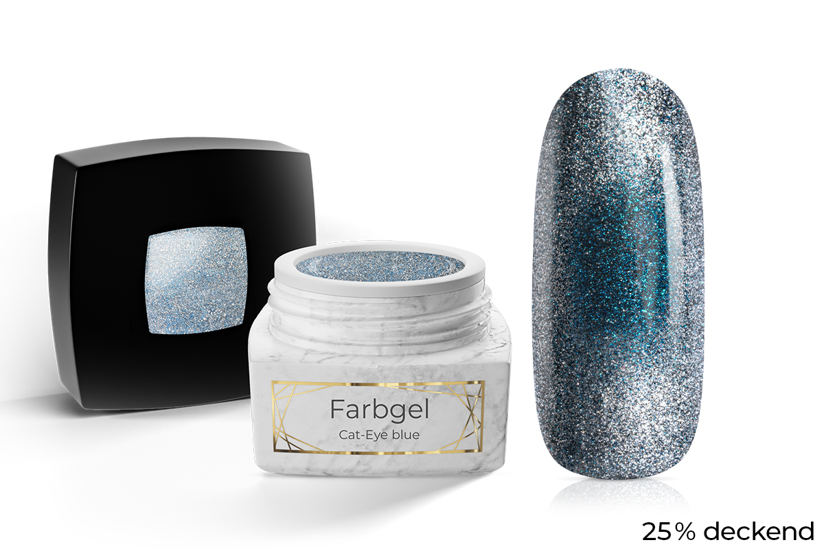 Jolifin LAVENI PRO Colour Gel - Cat-Eye blue 5ml