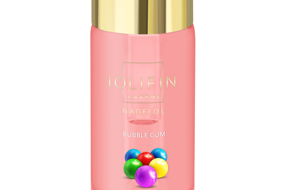 Jolifin LAVENI Nagelöl - Bubble Gum 10ml