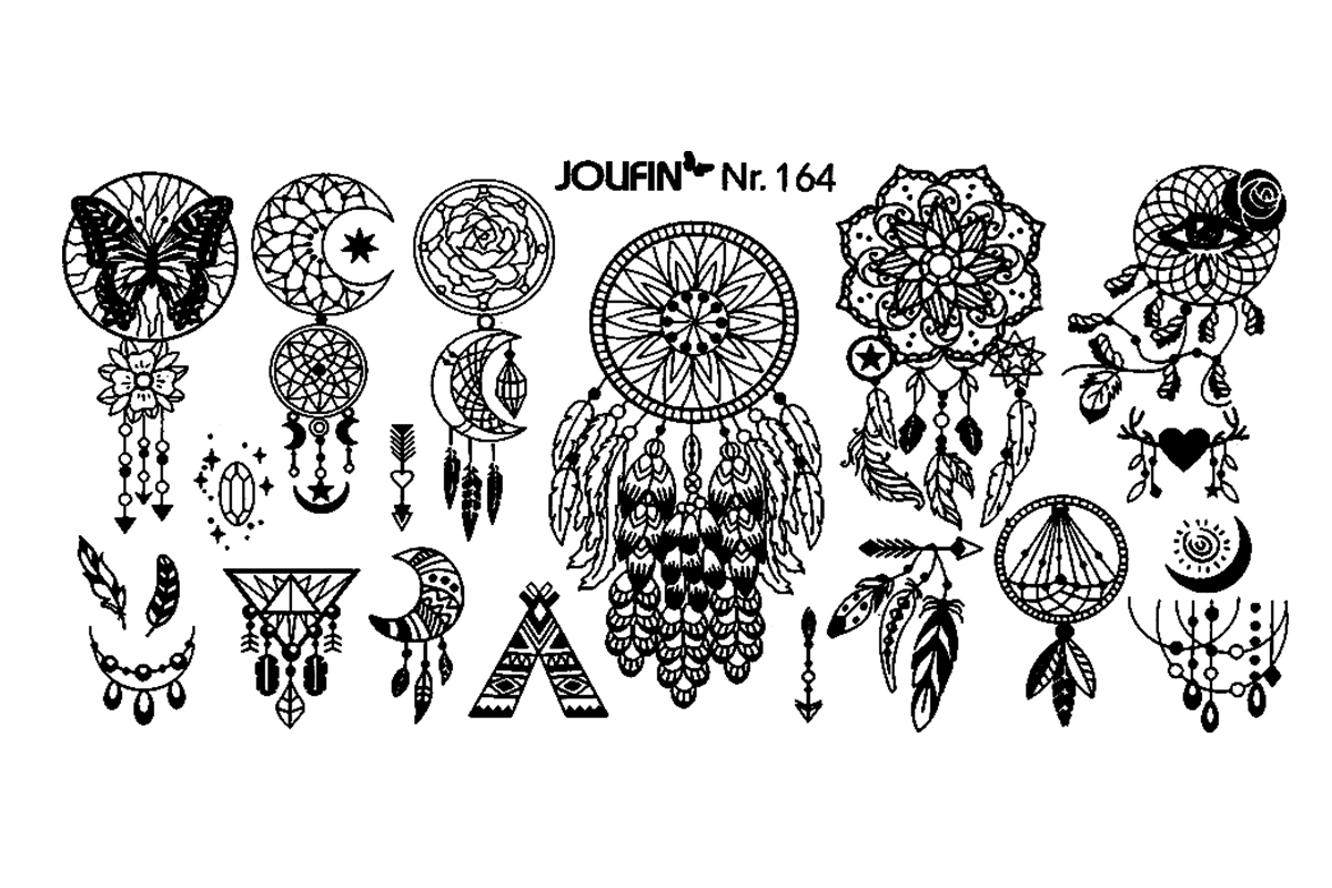Jolifin Stamping-Schablone Nr. 164