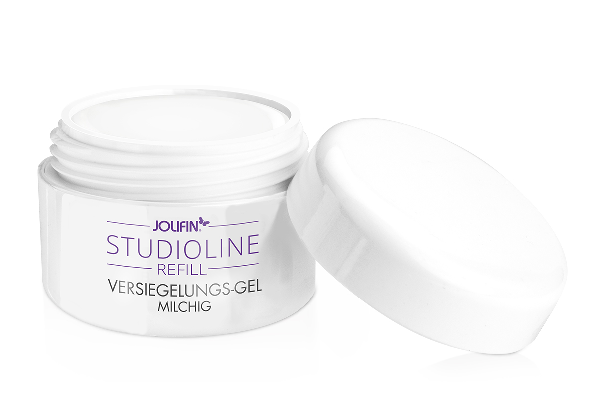 Jolifin Studioline Refill - Versiegelungs-Gel milchig 5ml