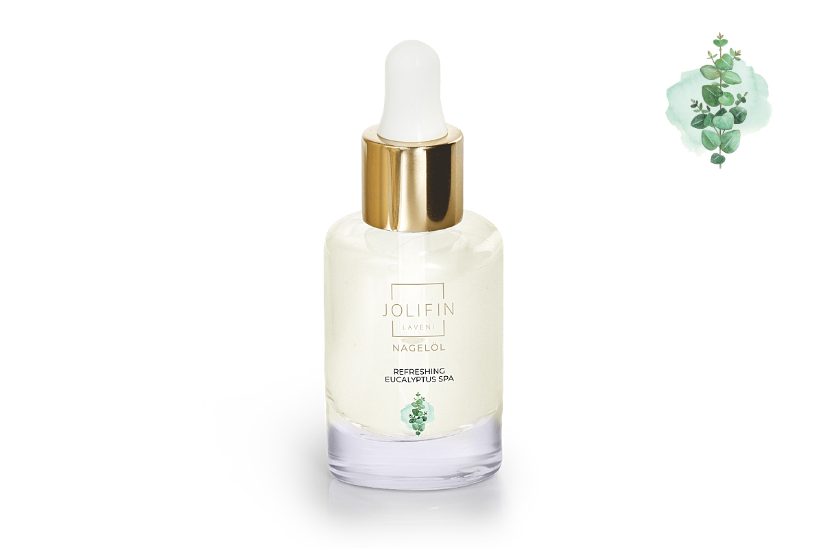 Jolifin LAVENI Nagelöl - refreshing eucalyptus spa 10ml