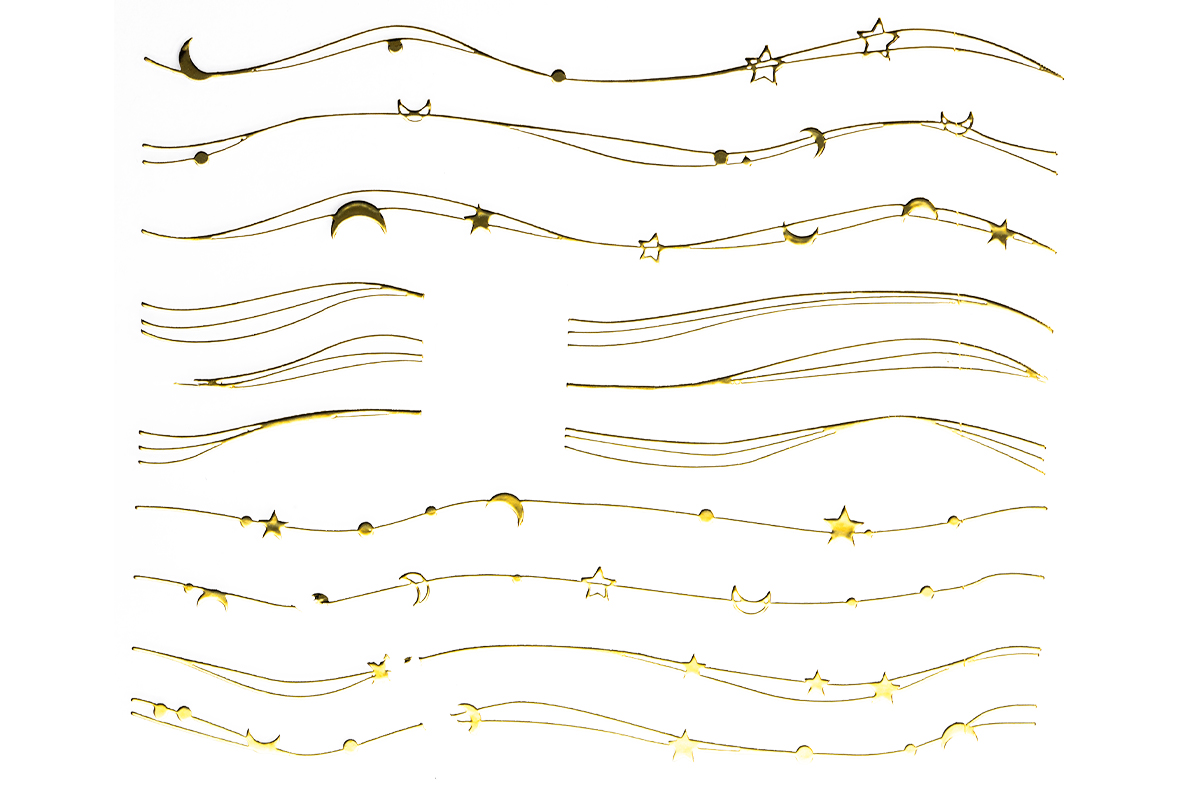 Jolifin LAVENI XL Sticker - Gold Nr. 56
