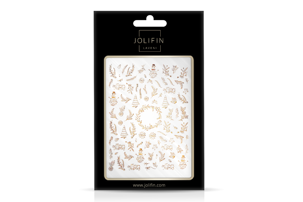 Jolifin LAVENI XL Sticker - rosé-gold christmas Nr. 3