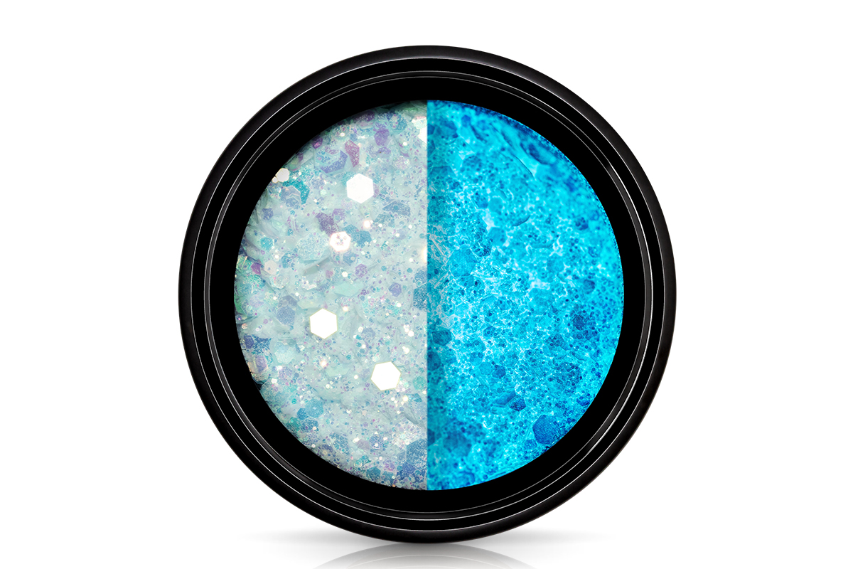 Jolifin LAVENI Solar & Nightshine Glitter - white-lilac