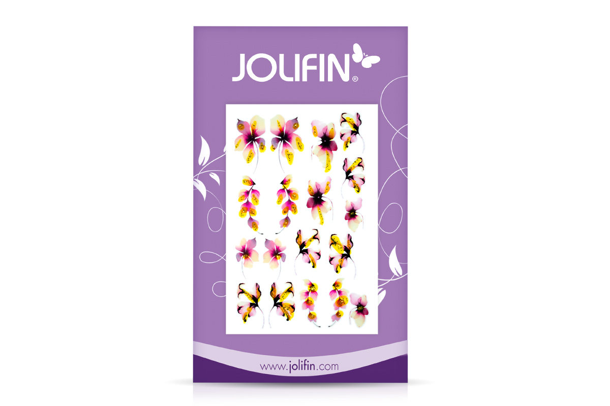 Jolifin Trend Tattoo - Gelb Glitter Nr. 2