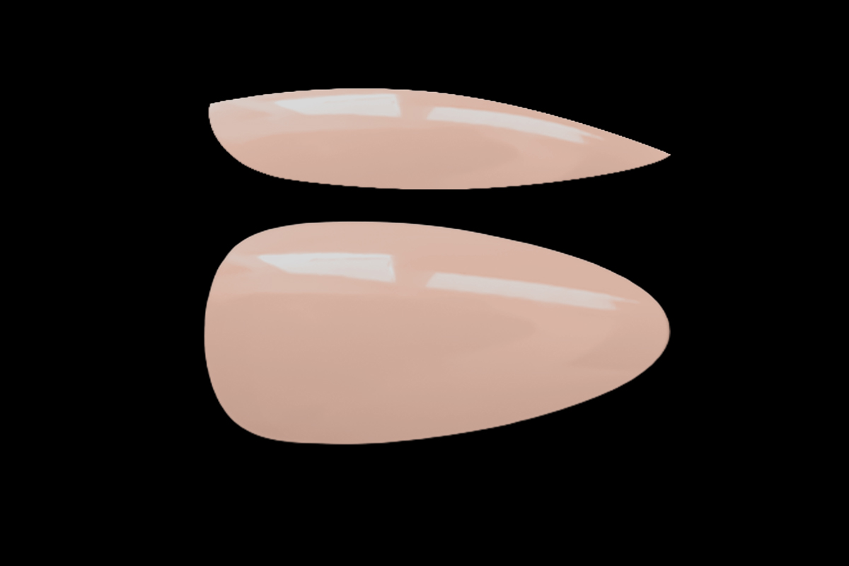 Jolifin 120 tip box Press-On oval almond milky make-up