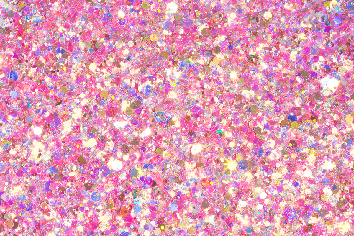 Jolifin Super-Glossy Glitter - rosy-coral