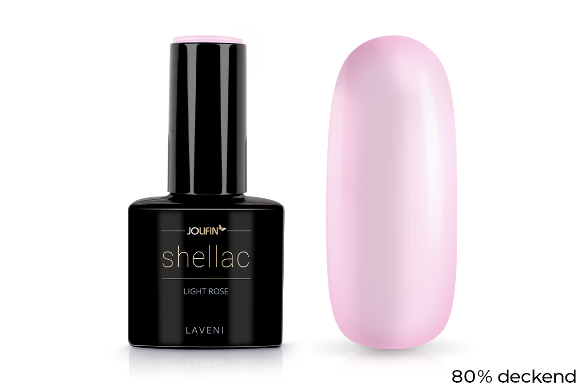 Jolifin LAVENI Shellac - light rose 10ml 
