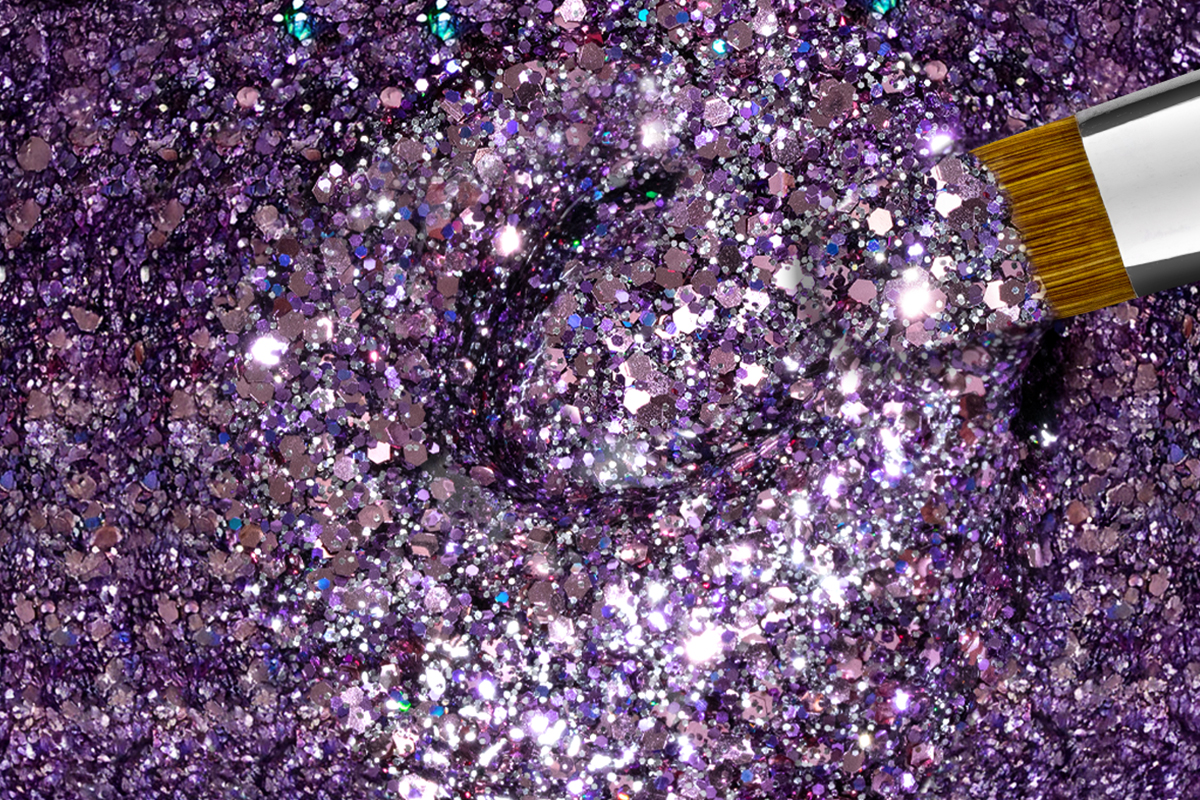 Jolifin LAVENI Farbgel - infinity space Glitter 5ml
