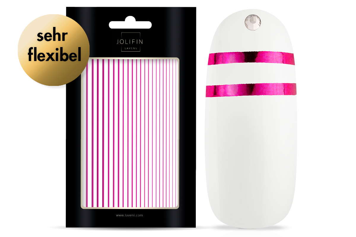 Jolifin LAVENI XL Sticker - Stripes pink