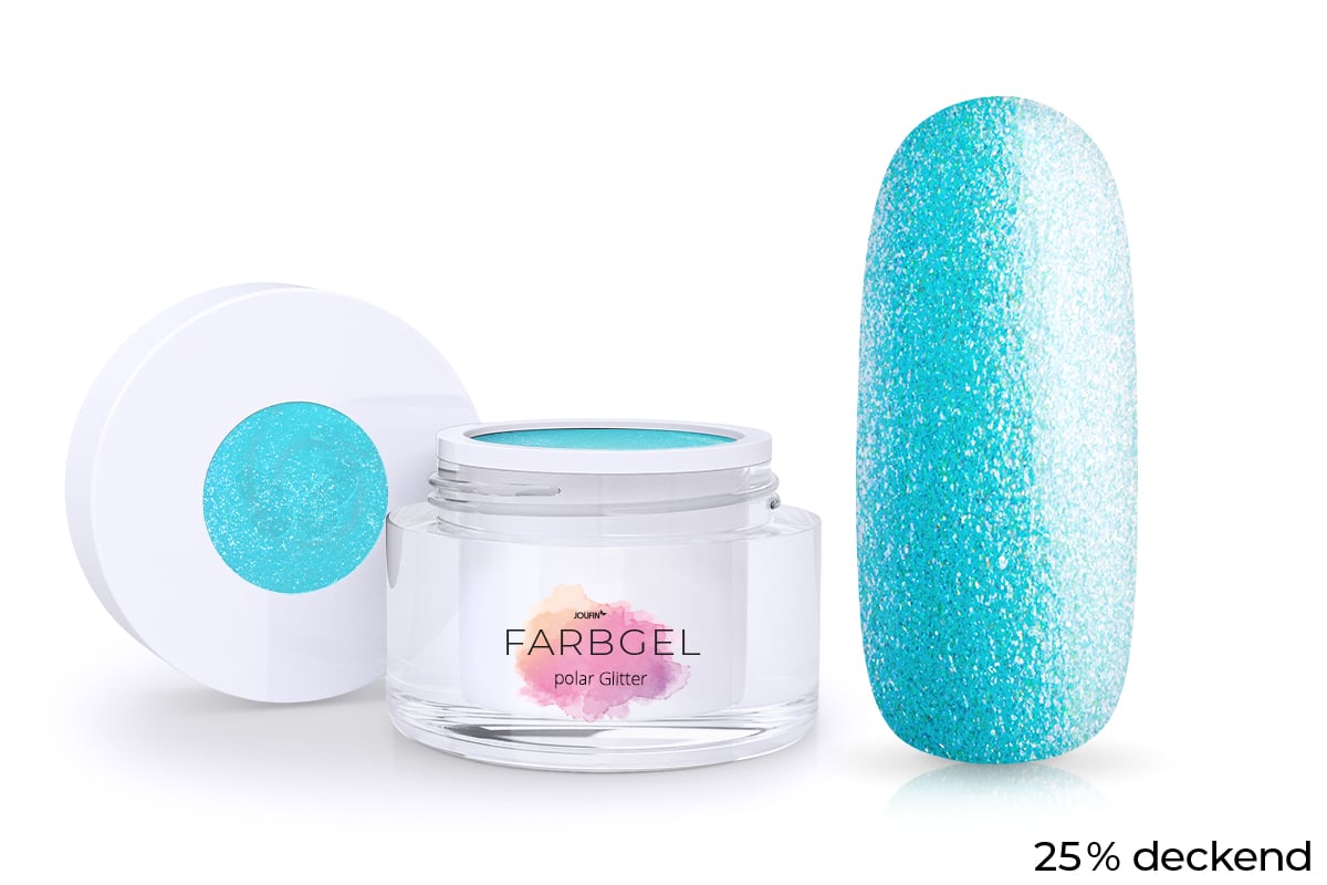 Jolifin Farbgel polar Glitter 5ml