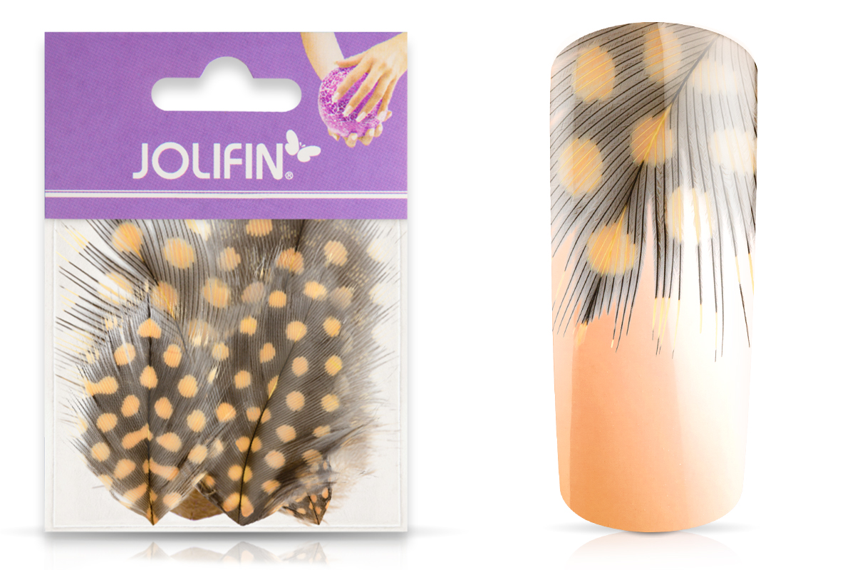 Jolifin Nailart Feder cappuccino leopard