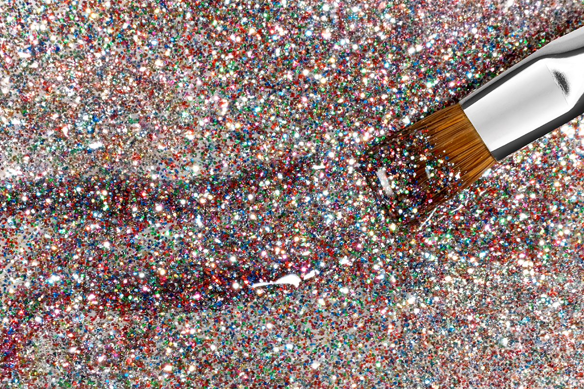 Jolifin Wetlook Farbgel multicolor Glitter 5ml
