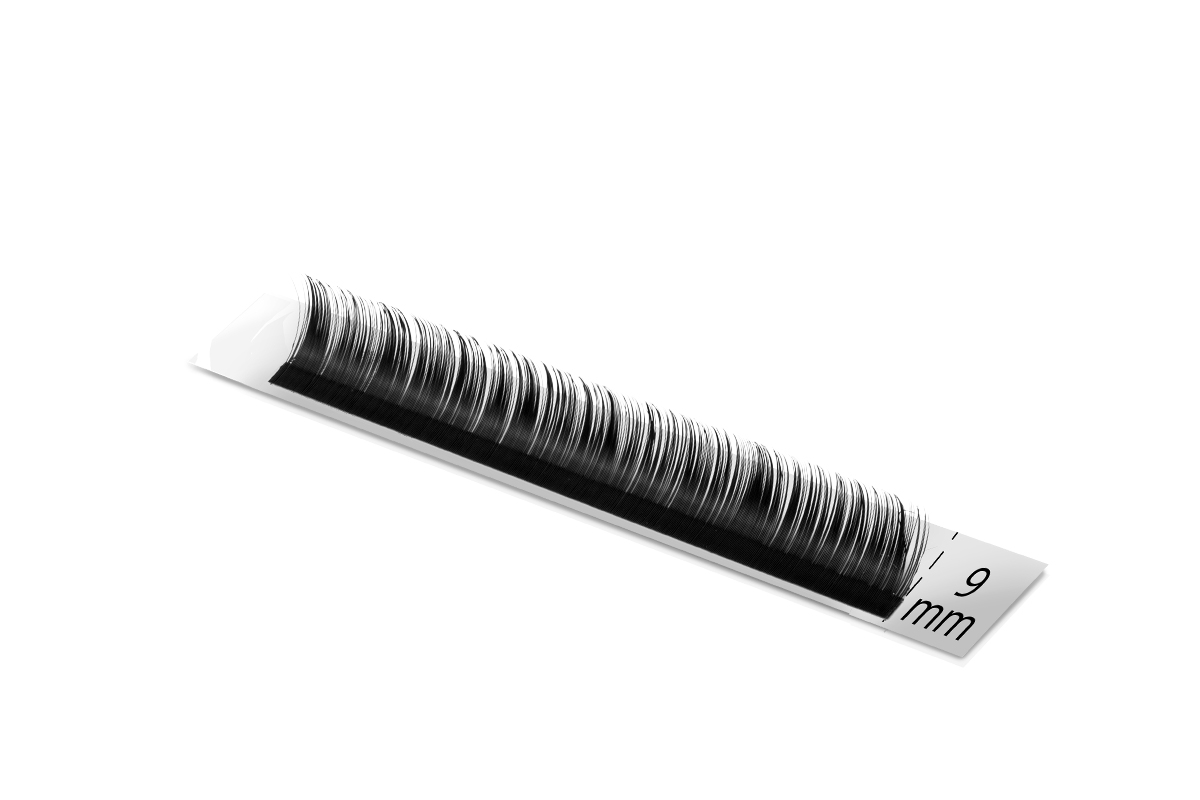 Jolifin Lashes - SingleBox 9mm - Volumen D-Curl 0,07