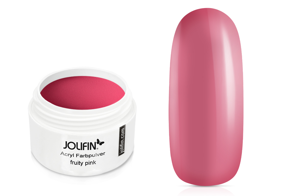 Jolifin Acryl Farbpulver - fruity pink 5g
