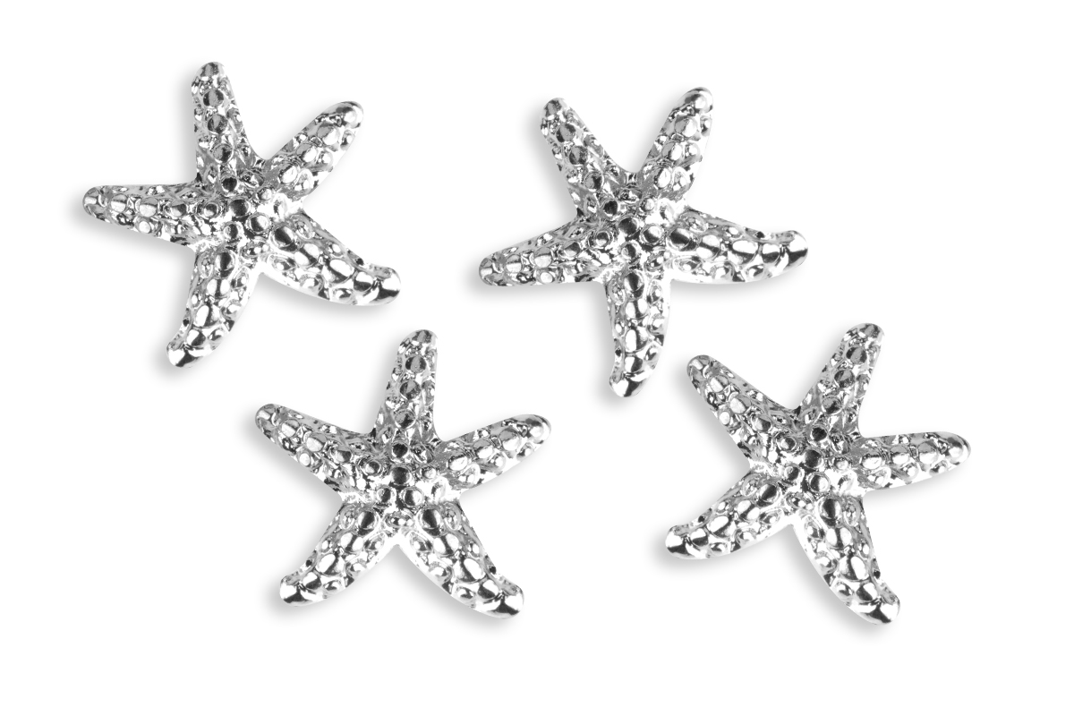 Jolifin Overlay - Starfish silver
