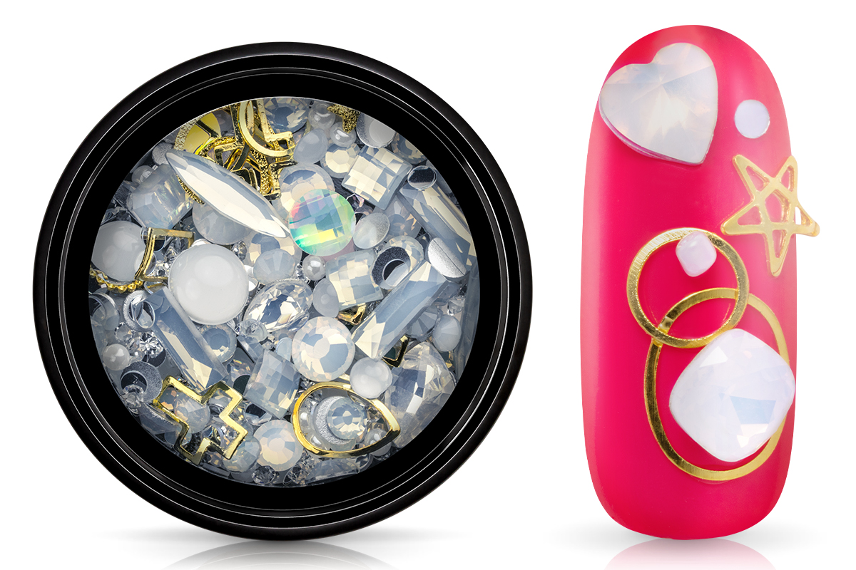 Jolifin LAVENI Luxury Nail Art Mix - opal white