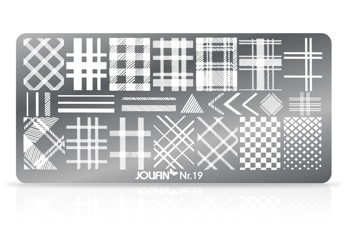 Jolifin Stamping-Schablone Nr. 19