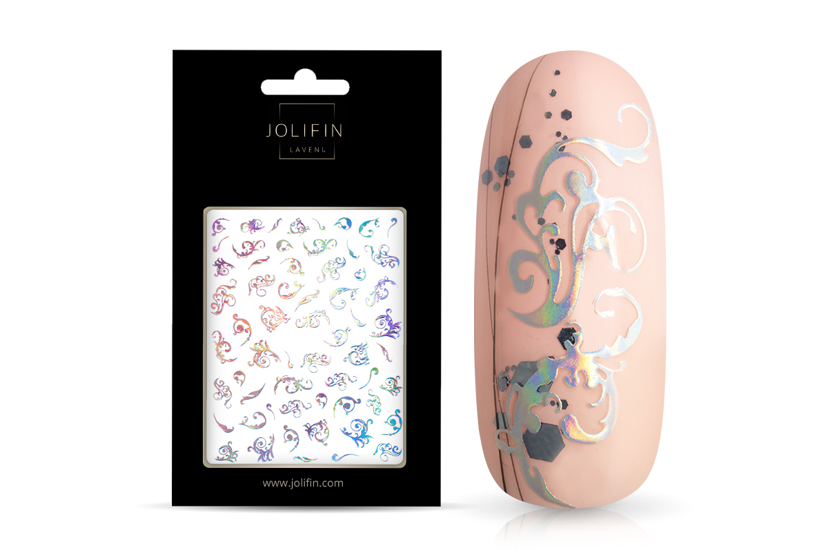 Jolifin LAVENI XL Sticker - silver hologram 2
