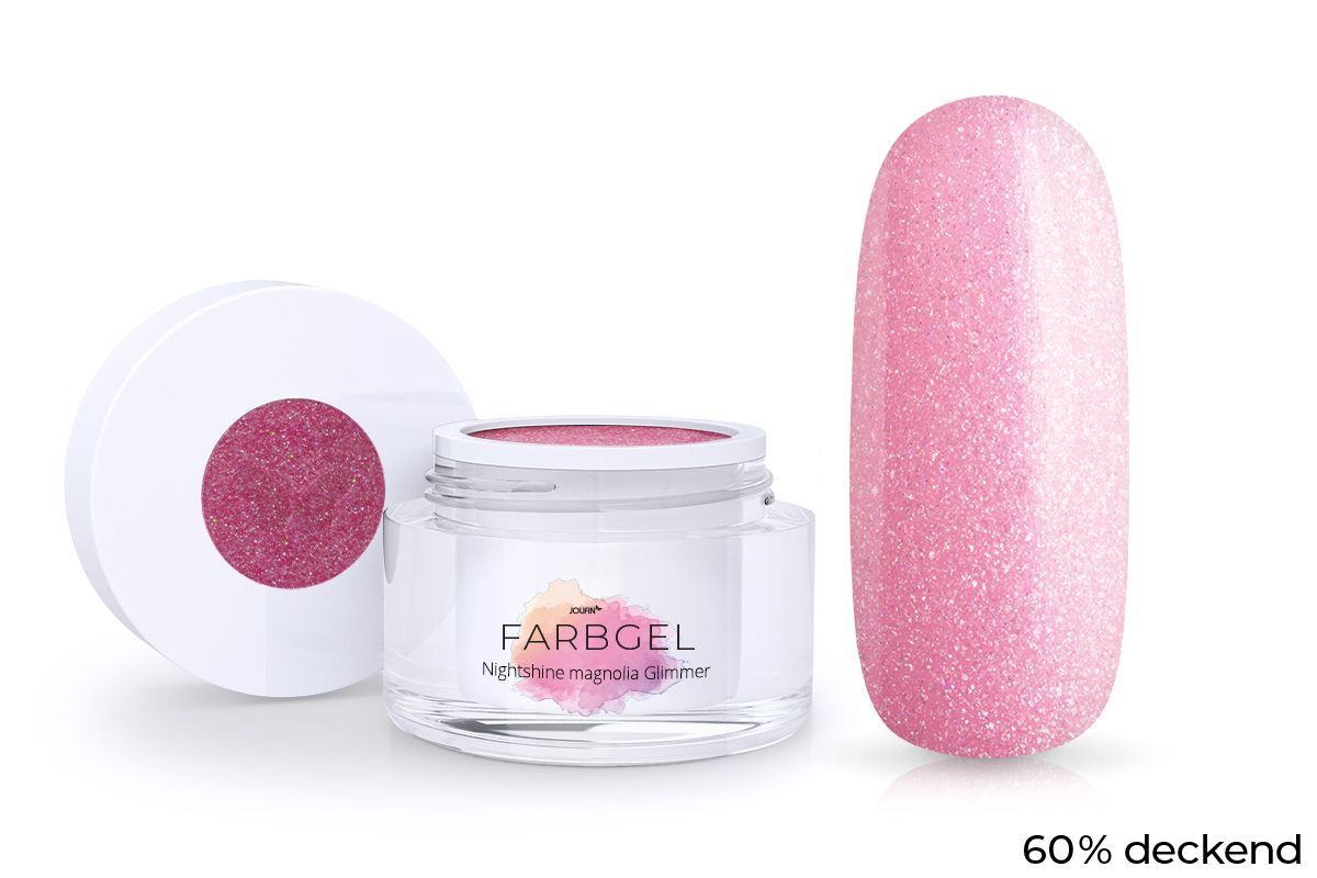 Jolifin Farbgel Nightshine magnolia Glimmer 5ml