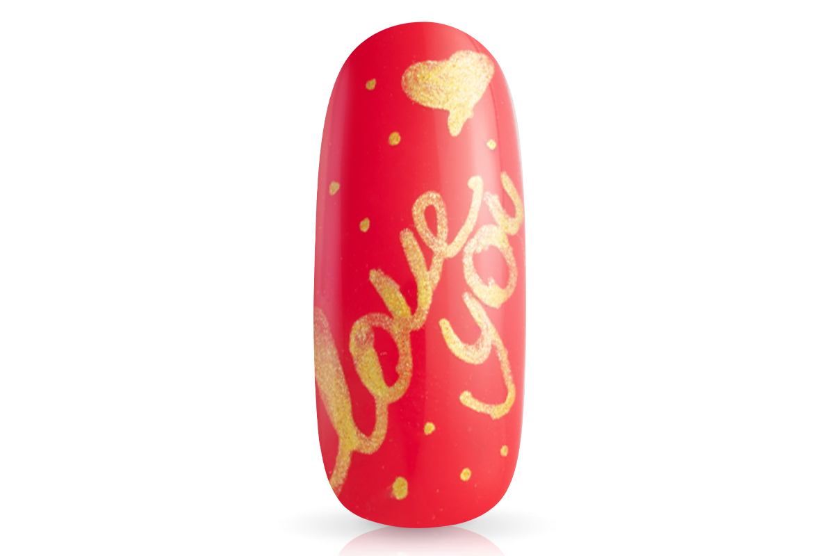 Jolifin LAVENI 3D Nailart-Pen - gold Glitter 3ml