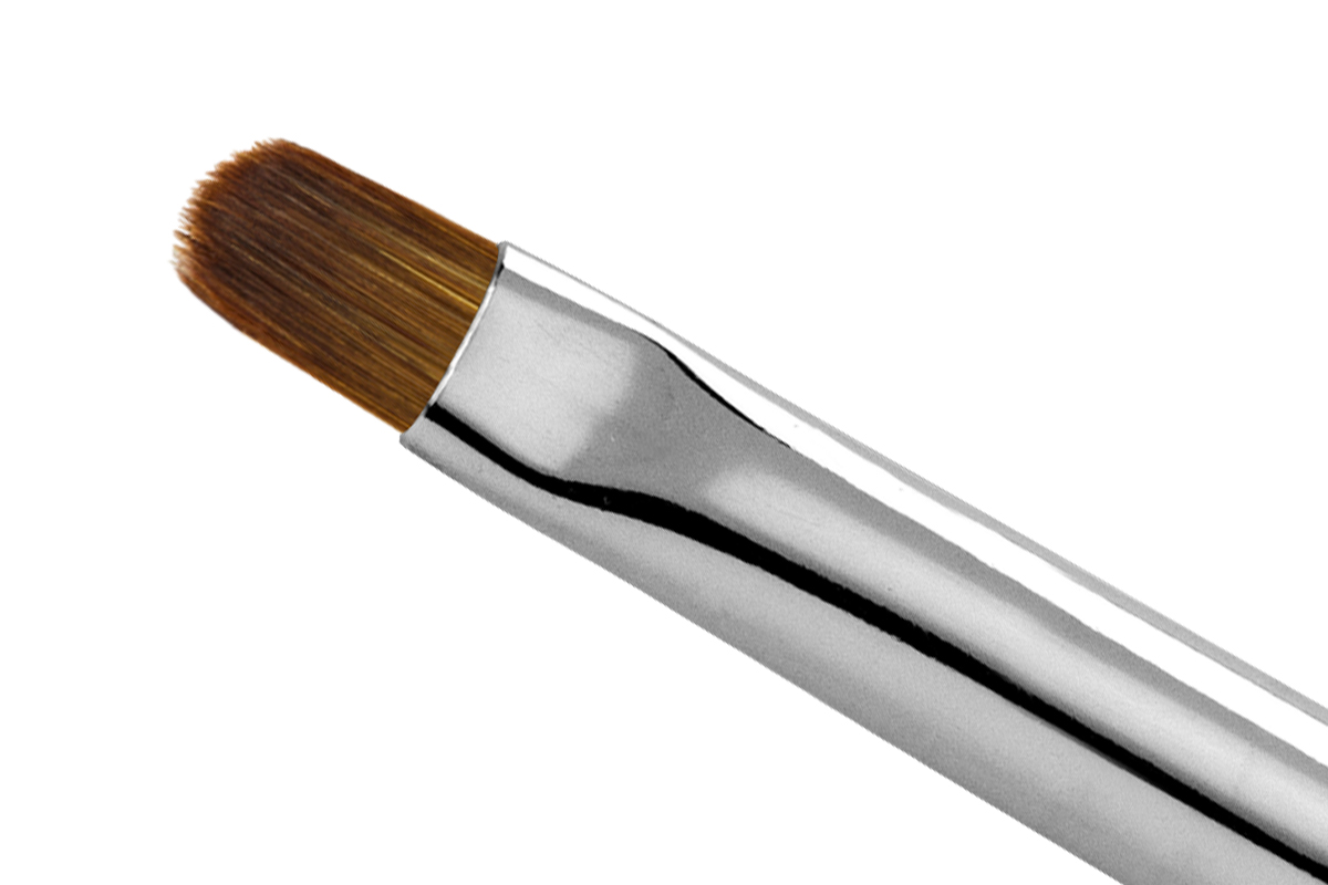 Jolifin Chrome Gel-Pinsel - oval Gr. 4