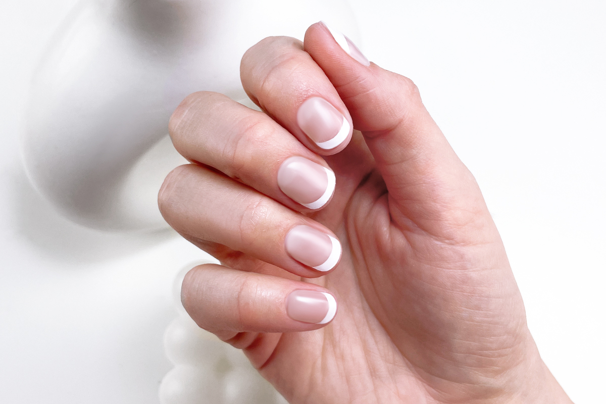 Jolifin LAVENI UV Gel-Wraps - french-white