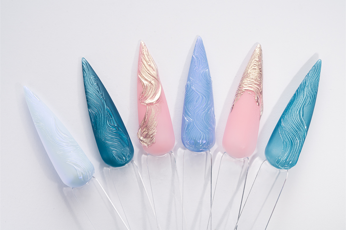 Jolifin Aurora brush white - extra coarse for wave-lines