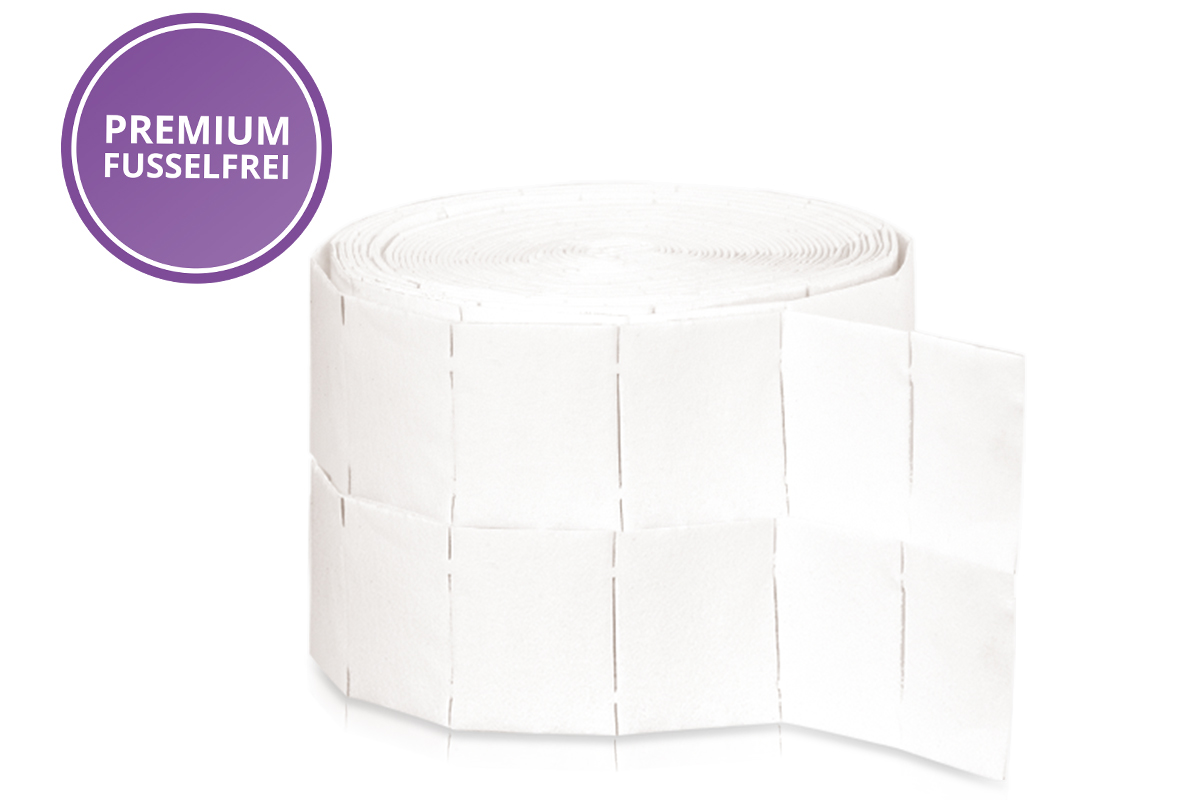 Jolifin 500 cellulose swabs in dispenser box - Premium lint-free