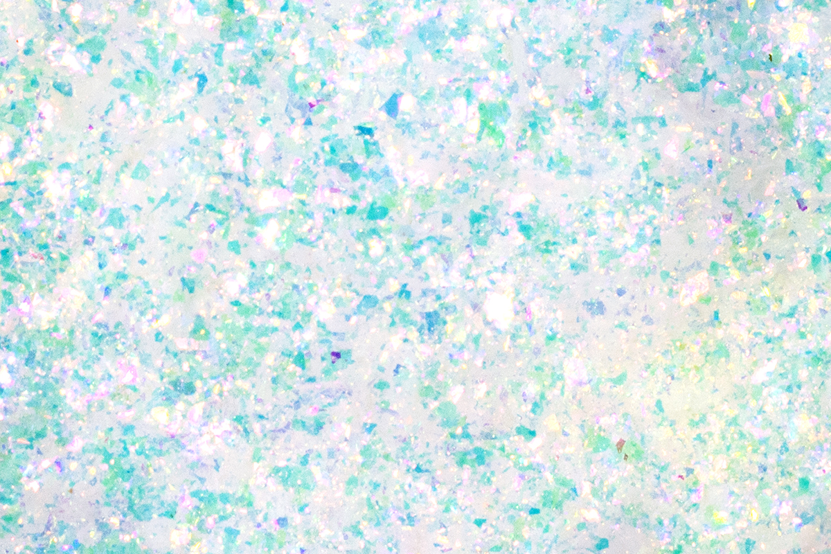 Jolifin Bio Glitter & Pigment - white aurora