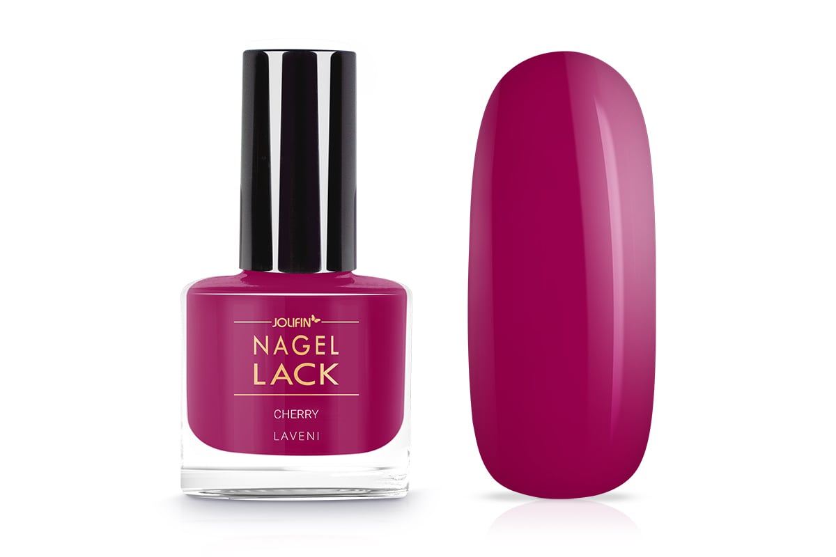 Jolifin LAVENI Nagellack - cherry 9ml