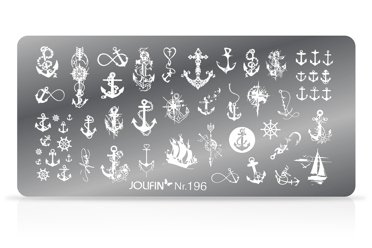 Jolifin Stamping-Schablone - Nr. 196