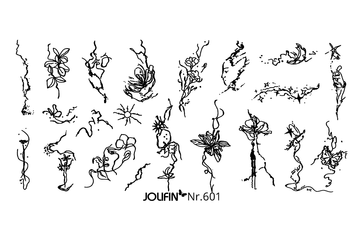 Jolifin Stamping-Schablone - Nr. 61
