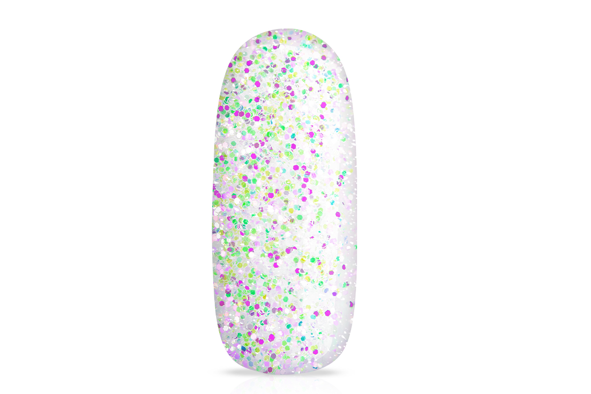 Jolifin White Mermaid Glitter - pink-green