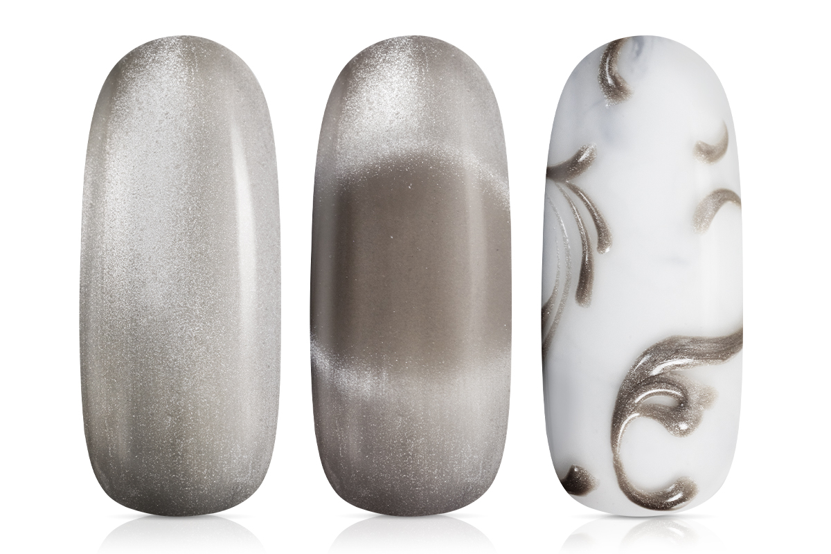 Jolifin LAVENI PRO Farbgel - Cat-Eye satin taupe 5ml