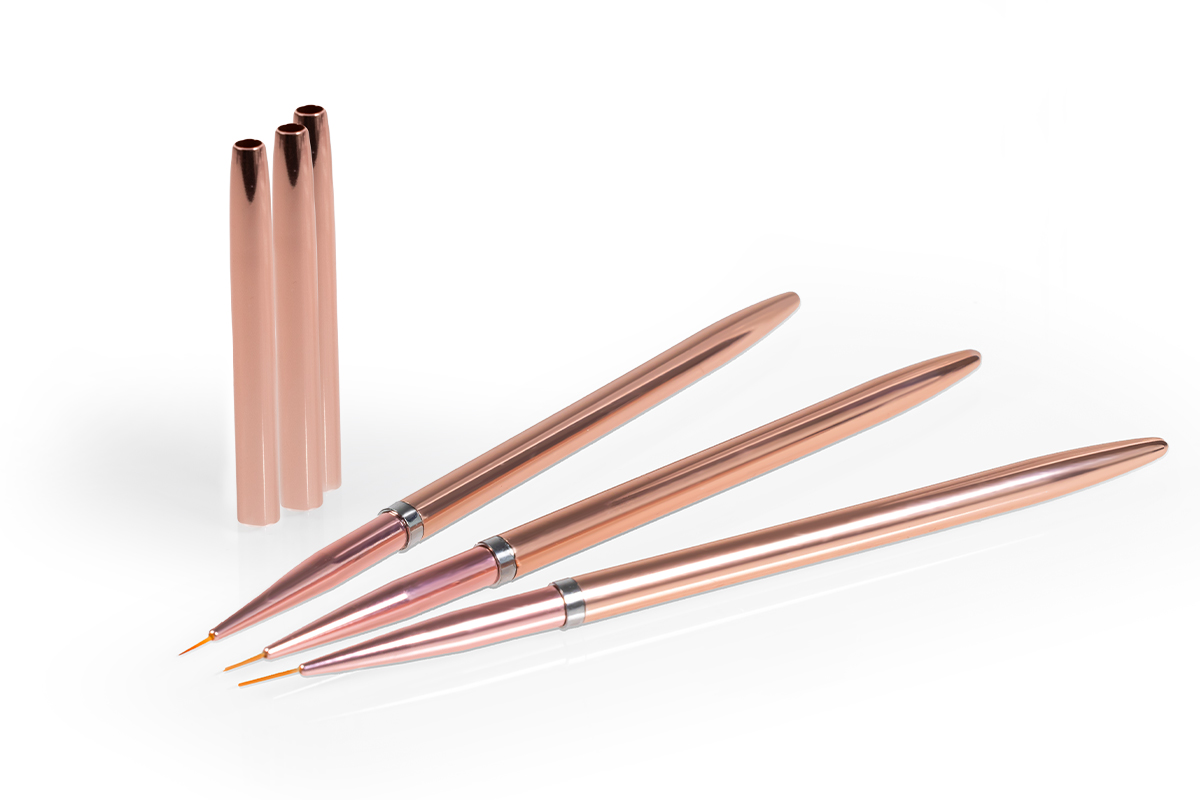 Jolifin Nailart Pinselset - Fineliner rosé-gold 