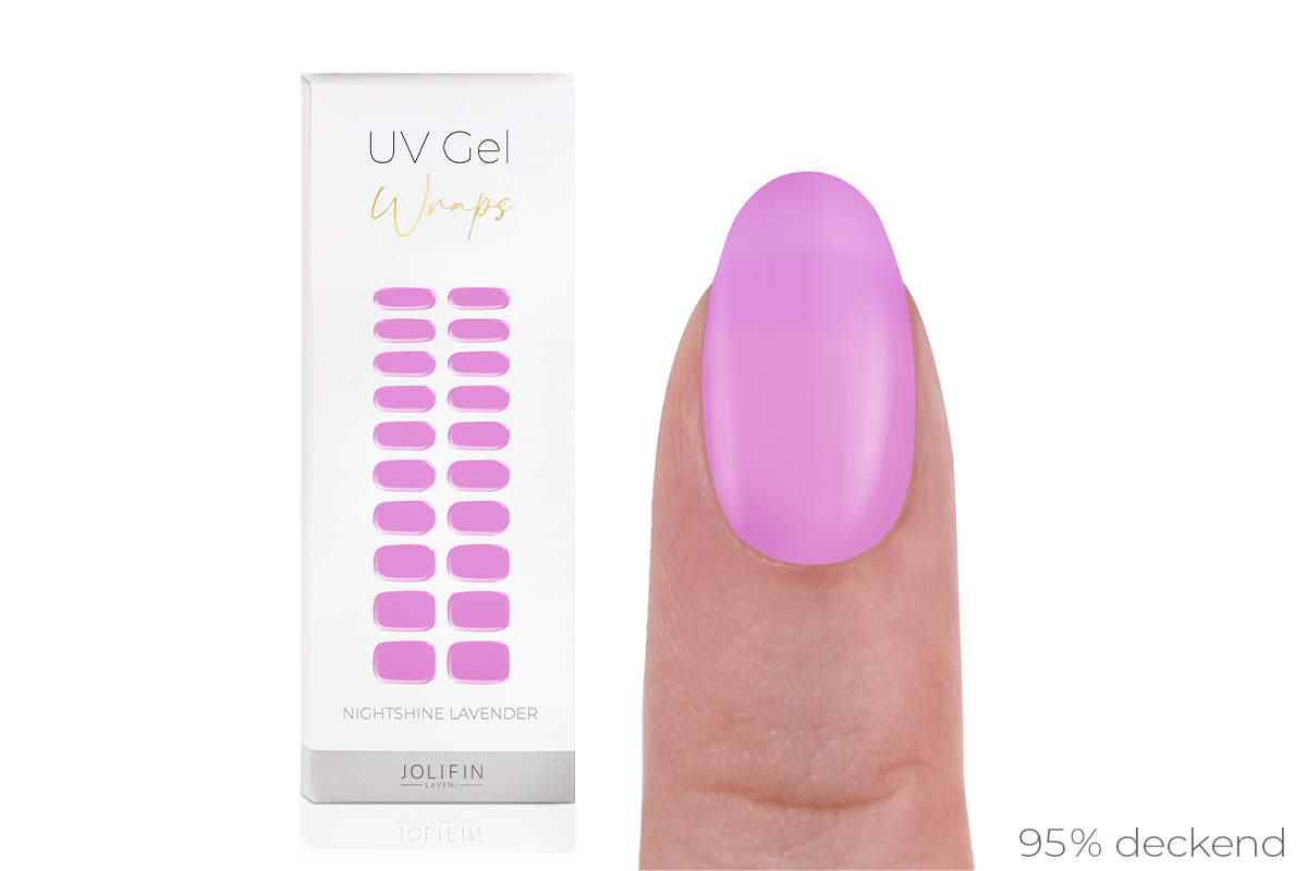 Jolifin LAVENI UV Gel-Wraps - nightshine lavender