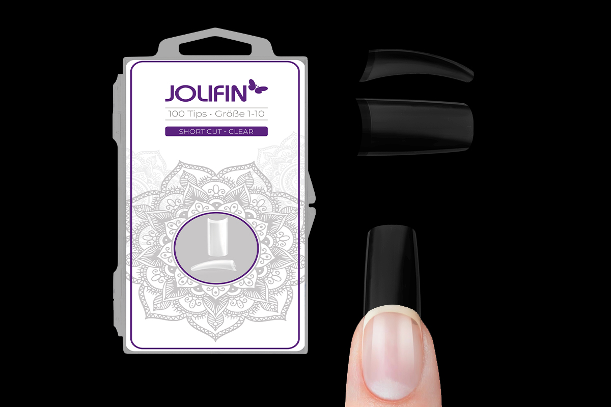 Jolifin 100er Tipbox Short Cut - clear