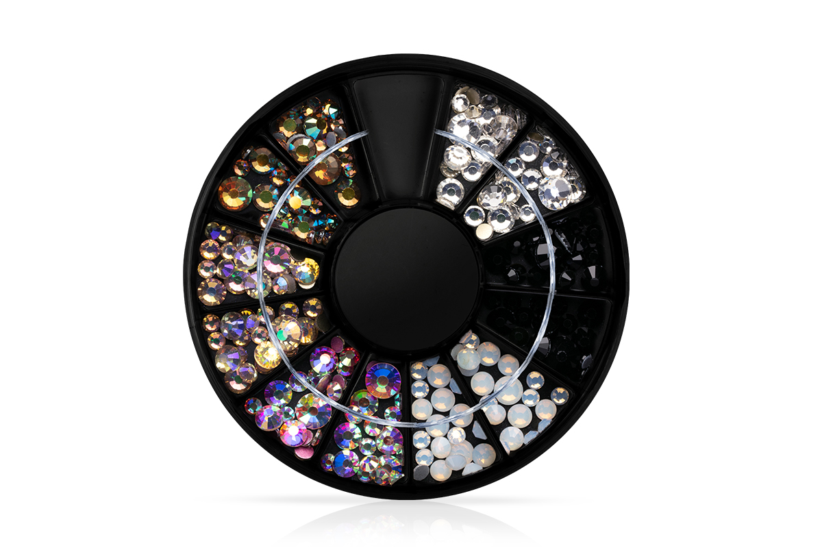 Jolifin LAVENI Strass-Display - black & white II