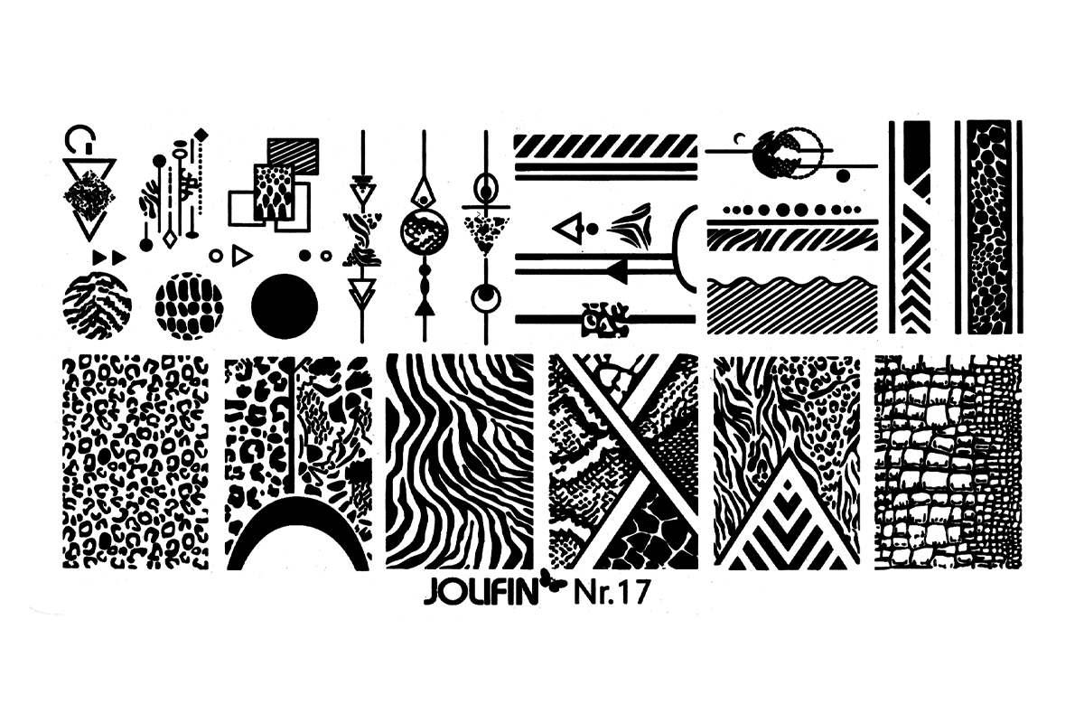 Jolifin Stamping Stencil No. 17