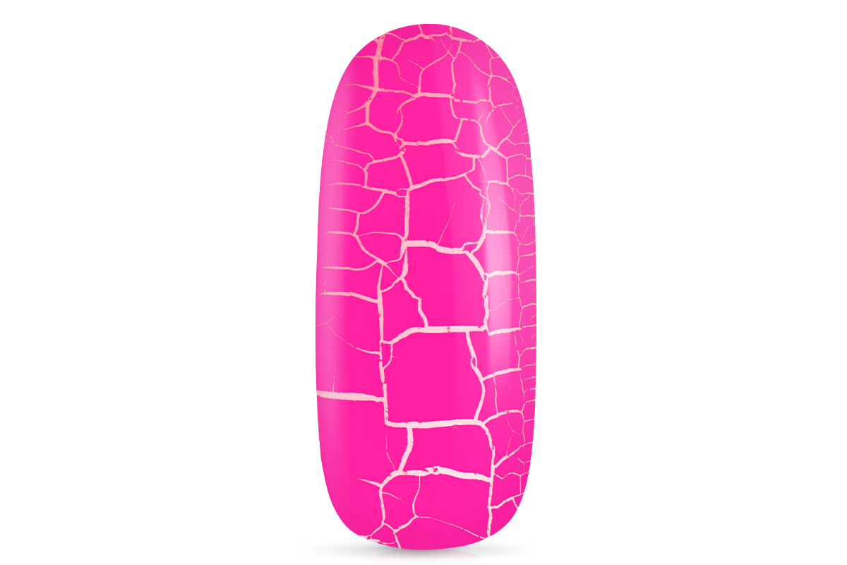 Jolifin LAVENI Shellac - cracked neon-pink 10ml