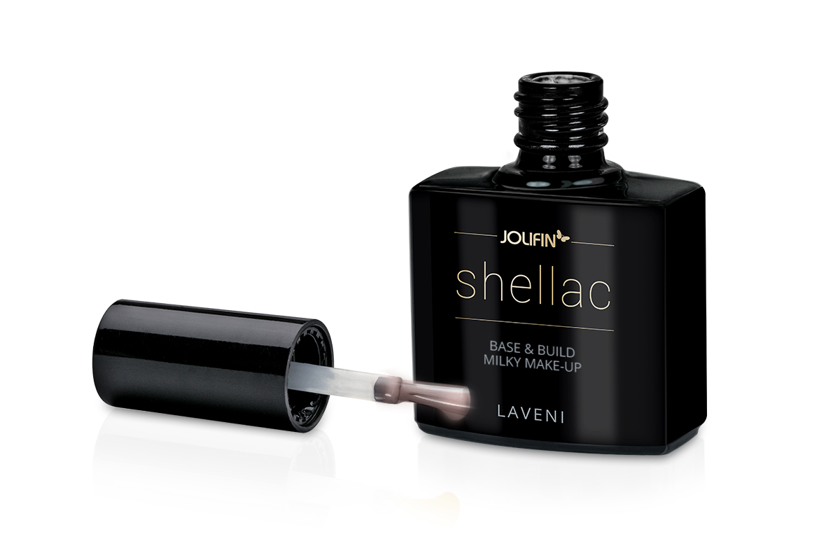Jolifin LAVENI Shellac - Base & Build milky make-up 10ml