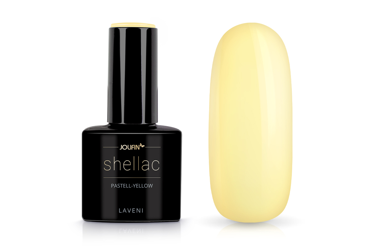 Jolifin LAVENI Shellac - pastell-yellow 10ml