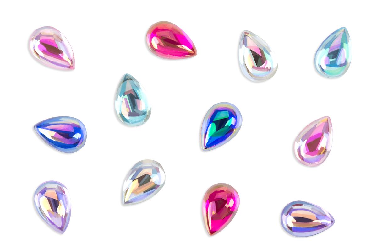 Jolifin Strass-Display - Rainbow Drops